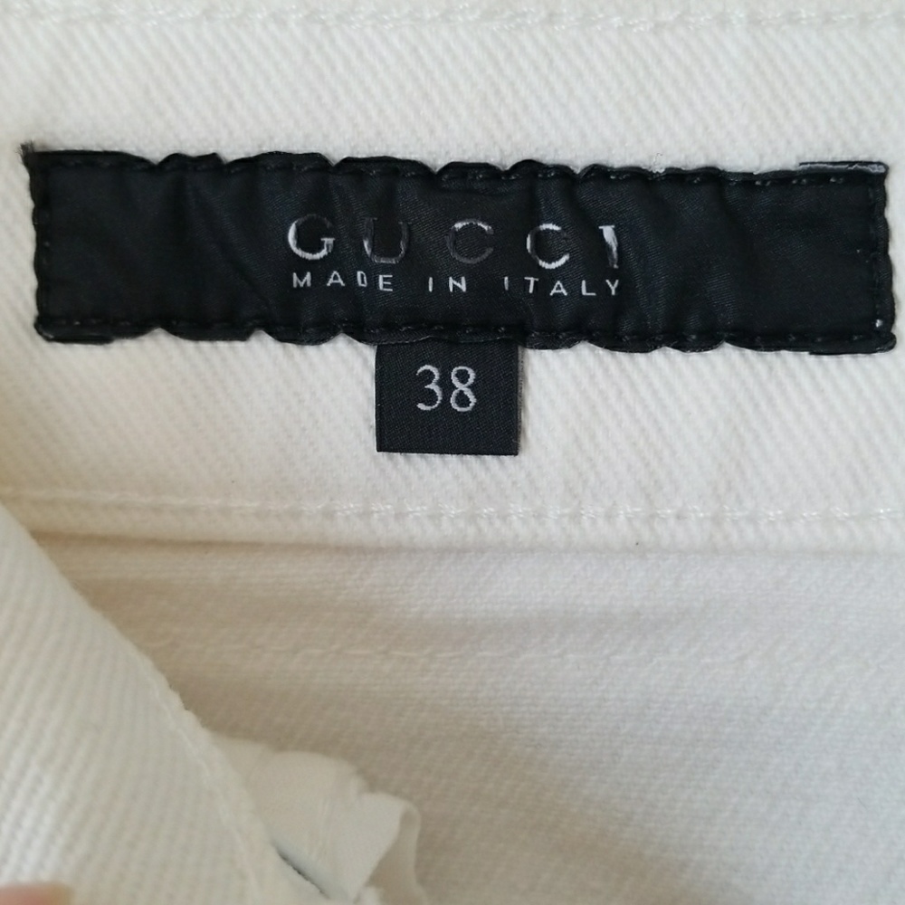 Gucci White Mini Skirt Size 38 - Picture 7 of 8